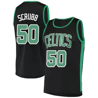 Men's Jay Scrubb Boston Celtics Black Jersey - Statement Edition - Fast Break