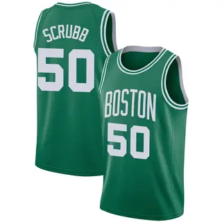 Men's Jay Scrubb Boston Celtics Green Jersey - Icon Edition - Swingman