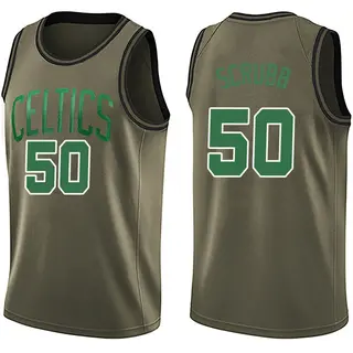 Men's Jay Scrubb Boston Celtics Green Salute to Service Jersey - Swingman