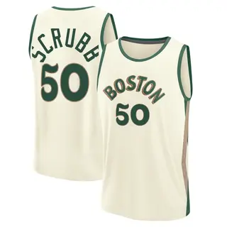 Men's Jay Scrubb Boston Celtics White 2023/24 City Edition Jersey - Fast Break