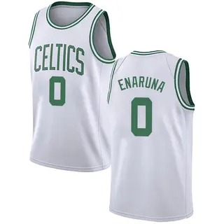 Men's Tristan Enaruna Boston Celtics White Jersey - Association Edition - Swingman