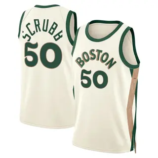 Youth Jay Scrubb Boston Celtics White 2023/24 City Edition Jersey - Swingman