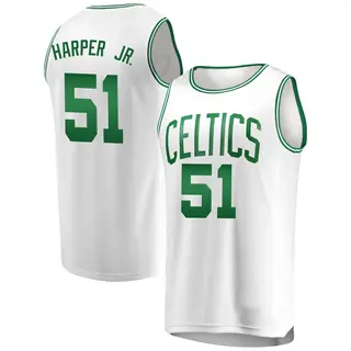 Youth Ron Harper Jr. Boston Celtics White Jersey - Association Edition - Fast Break